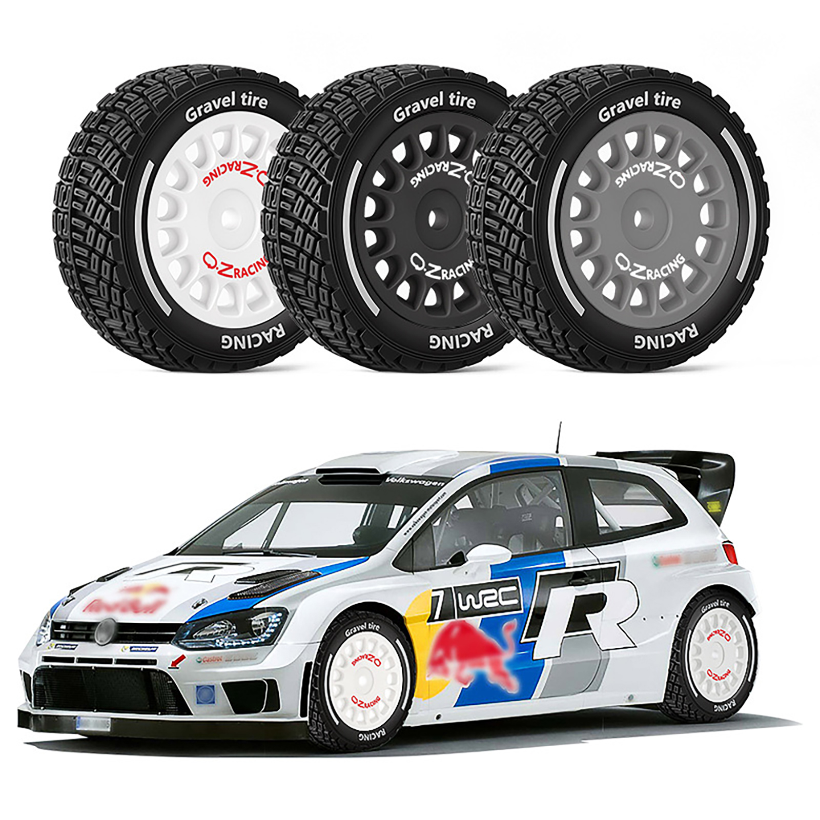 Rc Truck Monster - 4pcs RC Rally Off-Road Buggy Wheel