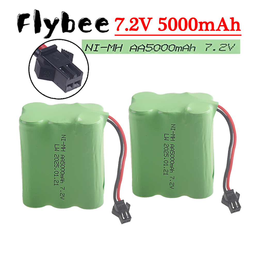 Rc Hobbyking - (SM-2P Plug) 7.2V 5000mah NiMH Battery