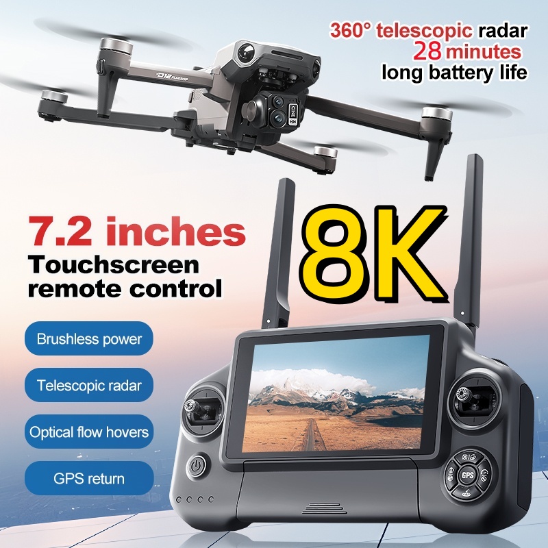 8K 3 Axis Gimbal Brushless 7.2 - Hobby Rc Quadcopters reseña y precio