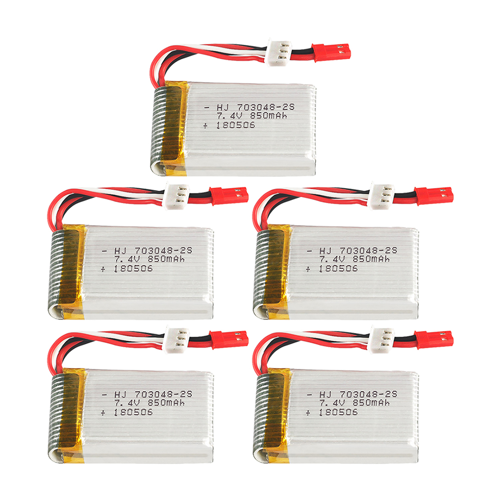 1-5pcs  2s 7.4V 850mAh 703048  - Rc Hobby Hub reseña y precio