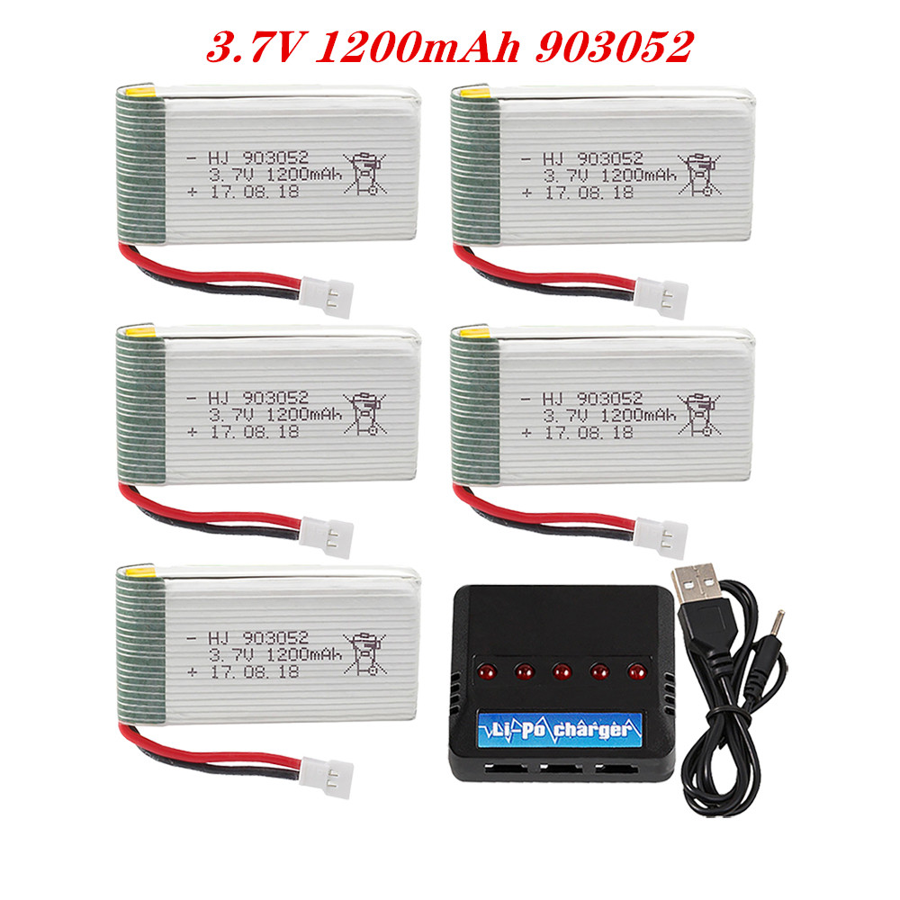 3.7V 1200mah 903052 Lipo Batte - Hobby Rc Quadcopters reseña y precio
