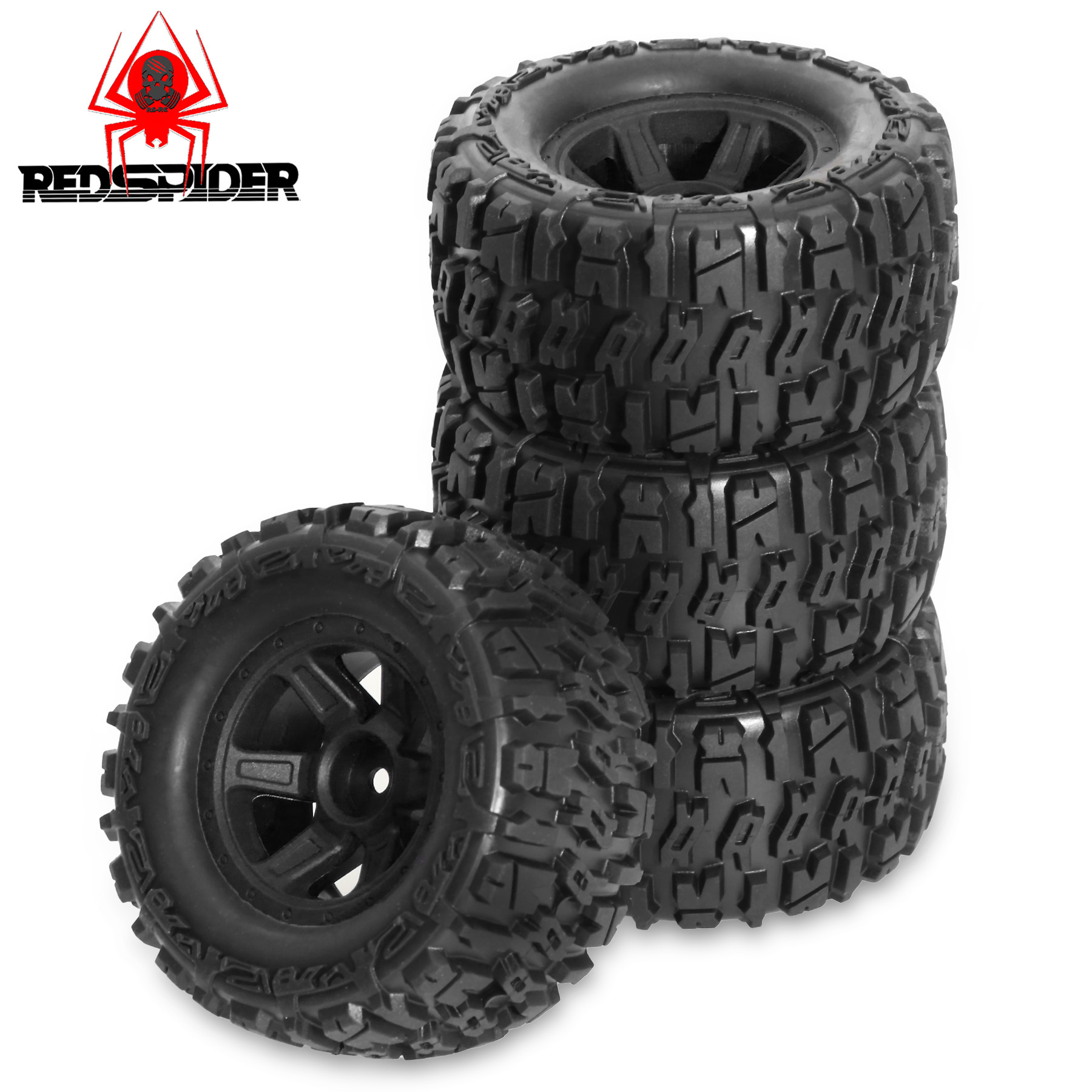 90mm Skidproof Rubber Wheel Ti - Rc Truck Monster reseña y precio