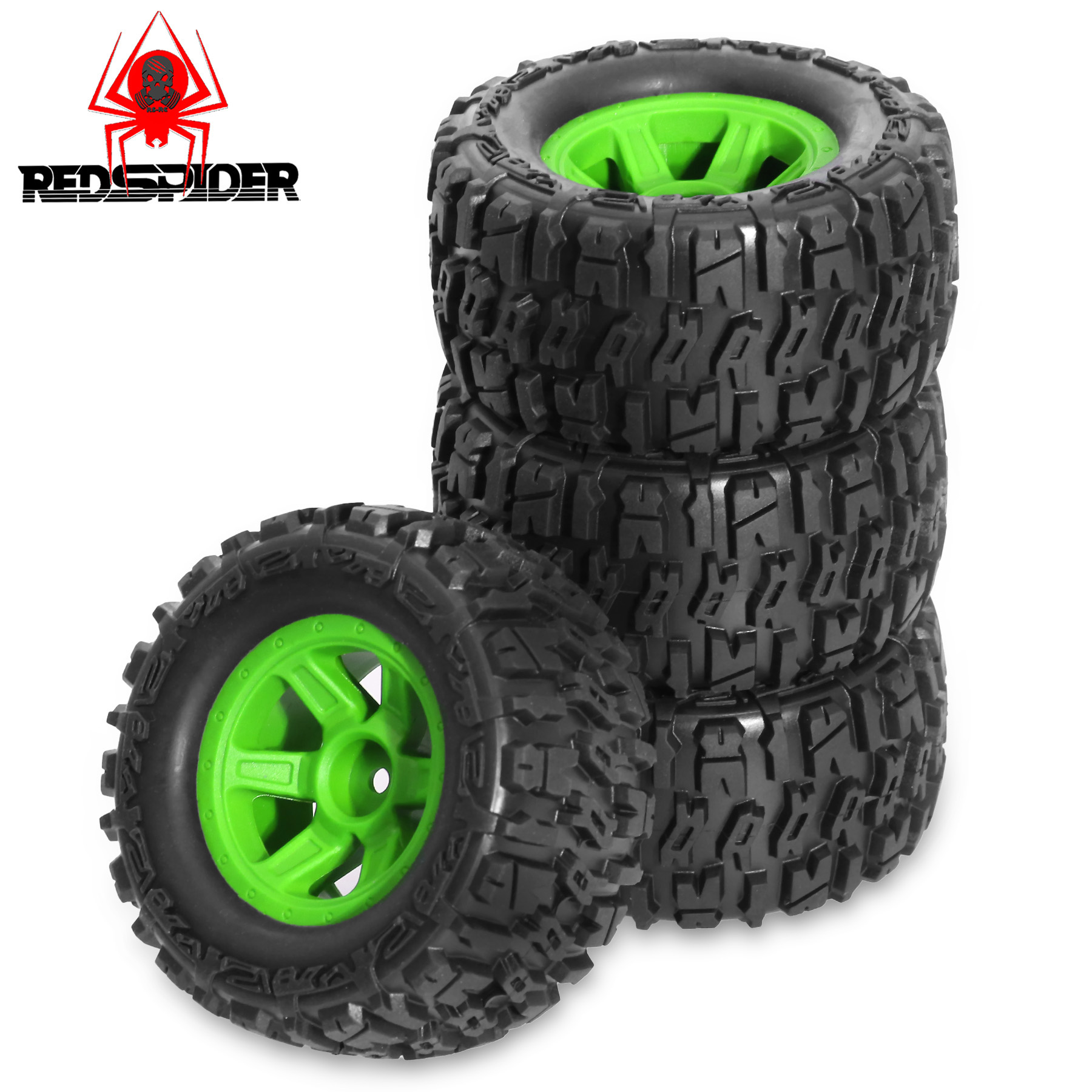 90mm Skidproof Rubber Wheel Ti - Rc Truck Monster reseña y precio