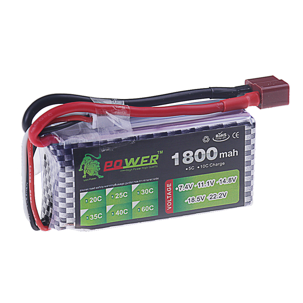 3S 11.1V Lipo Battery Deans T  - Rc Hobby Hub reseña y precio