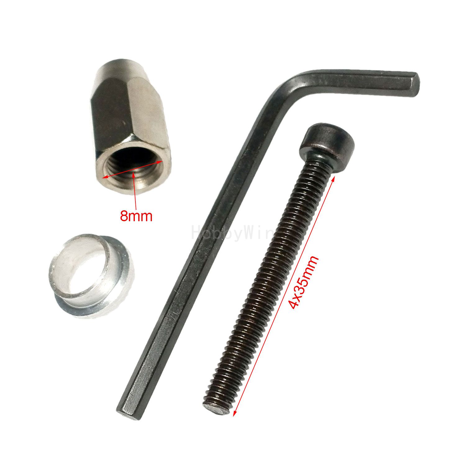 Hex Nut 8mm & Screw 4x25mm for - Rc Hobby Nut reseña y precio