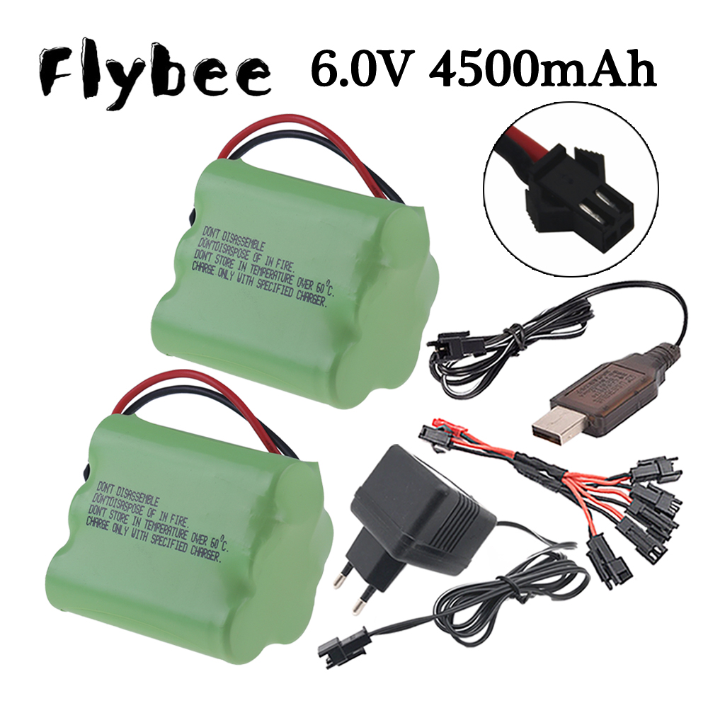 6v 4500mAh Ni-MH Battery SM Pl - Rc Hobby Hub reseña y precio