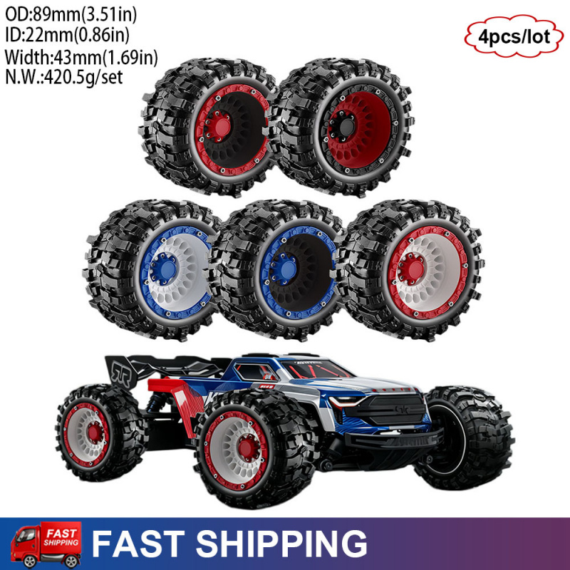 4PC RC Monster Truck High Grip - Rc Truck Monster reseña y precio