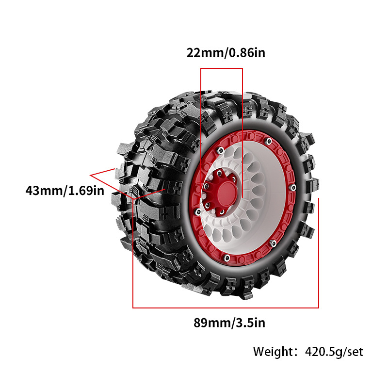 4PC RC Monster Truck High Grip - Rc Truck Monster reseña y precio