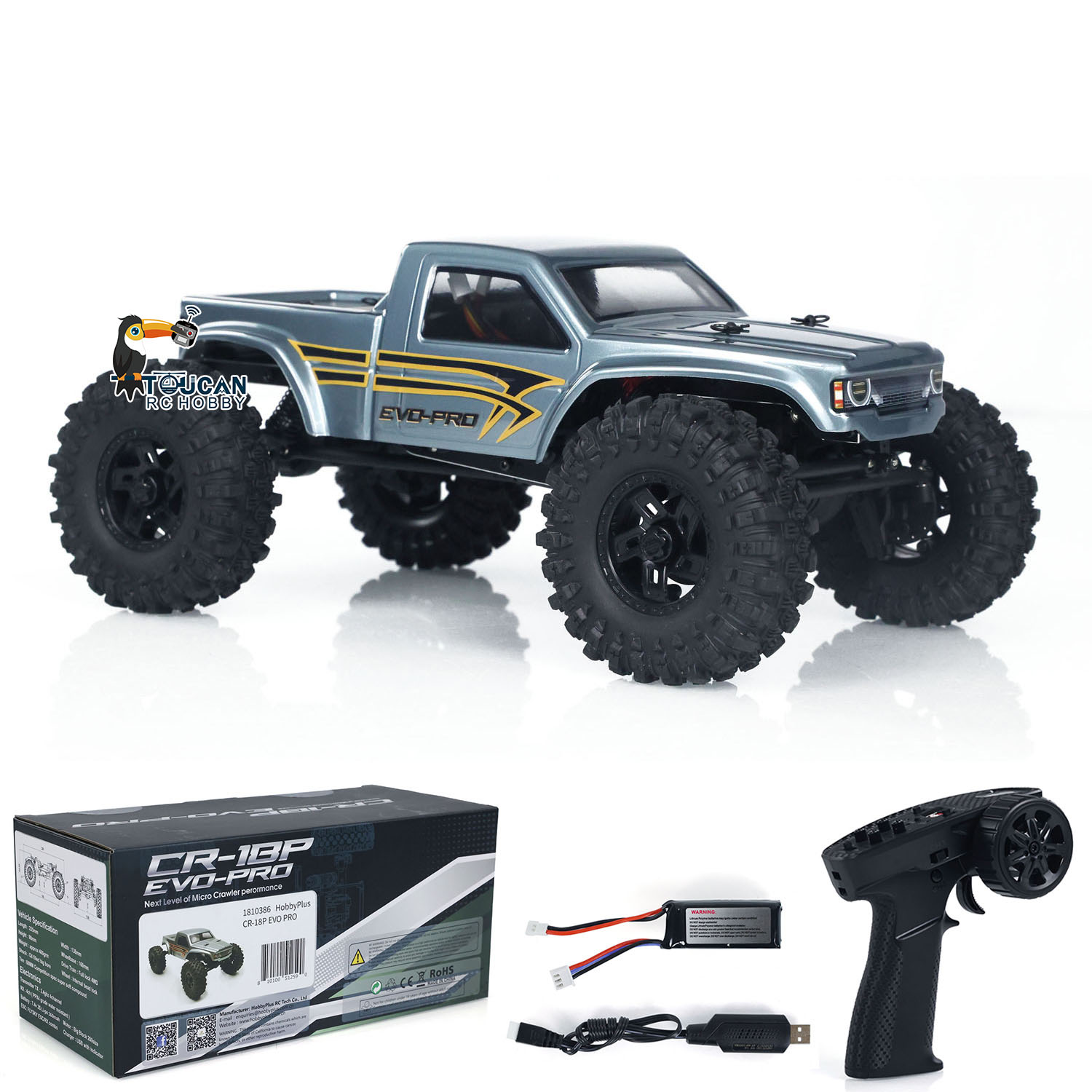 Hobby Plus 1/18 RC Rock Crawle - Rc Roc Hobby reseña y precio
