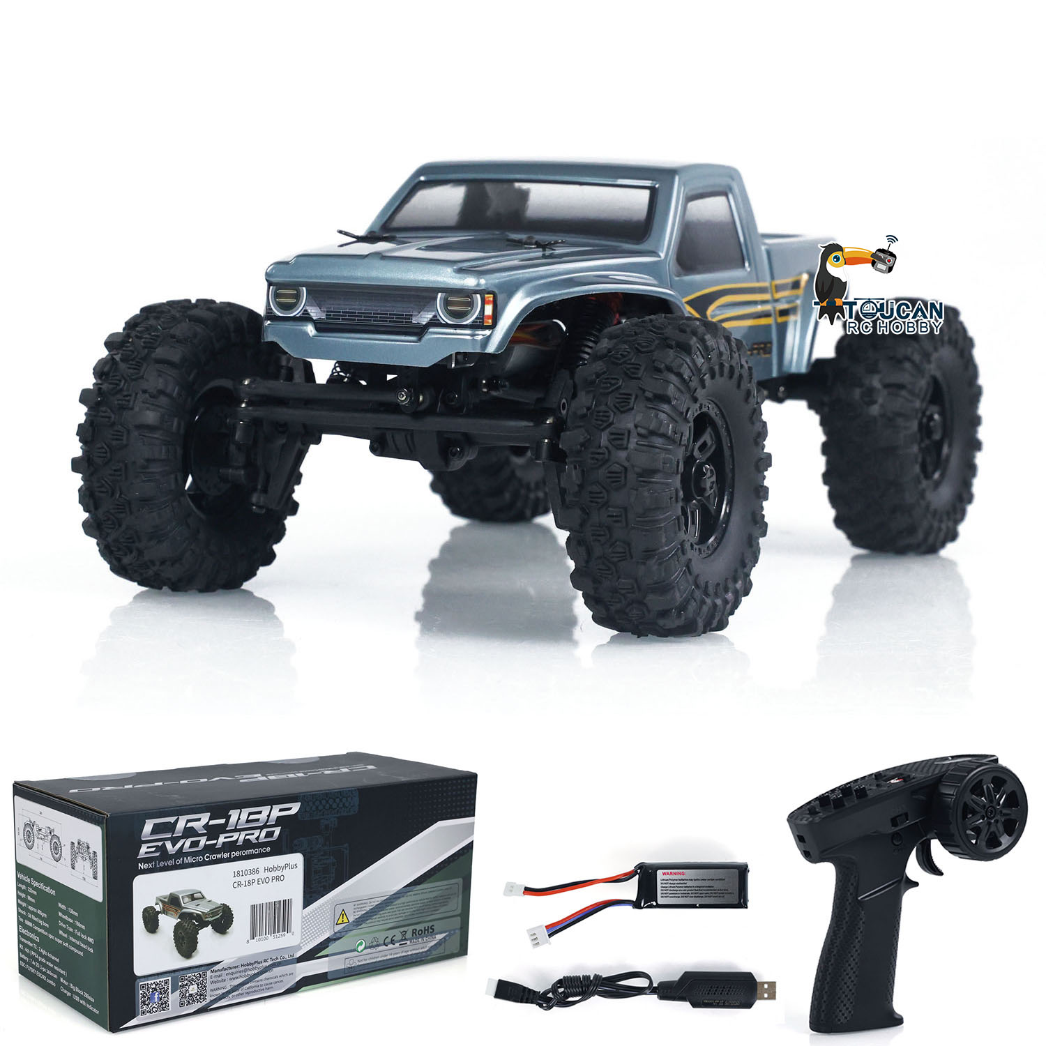 Hobby Plus 1/18 RC Rock Crawle - Rc Roc Hobby reseña y precio