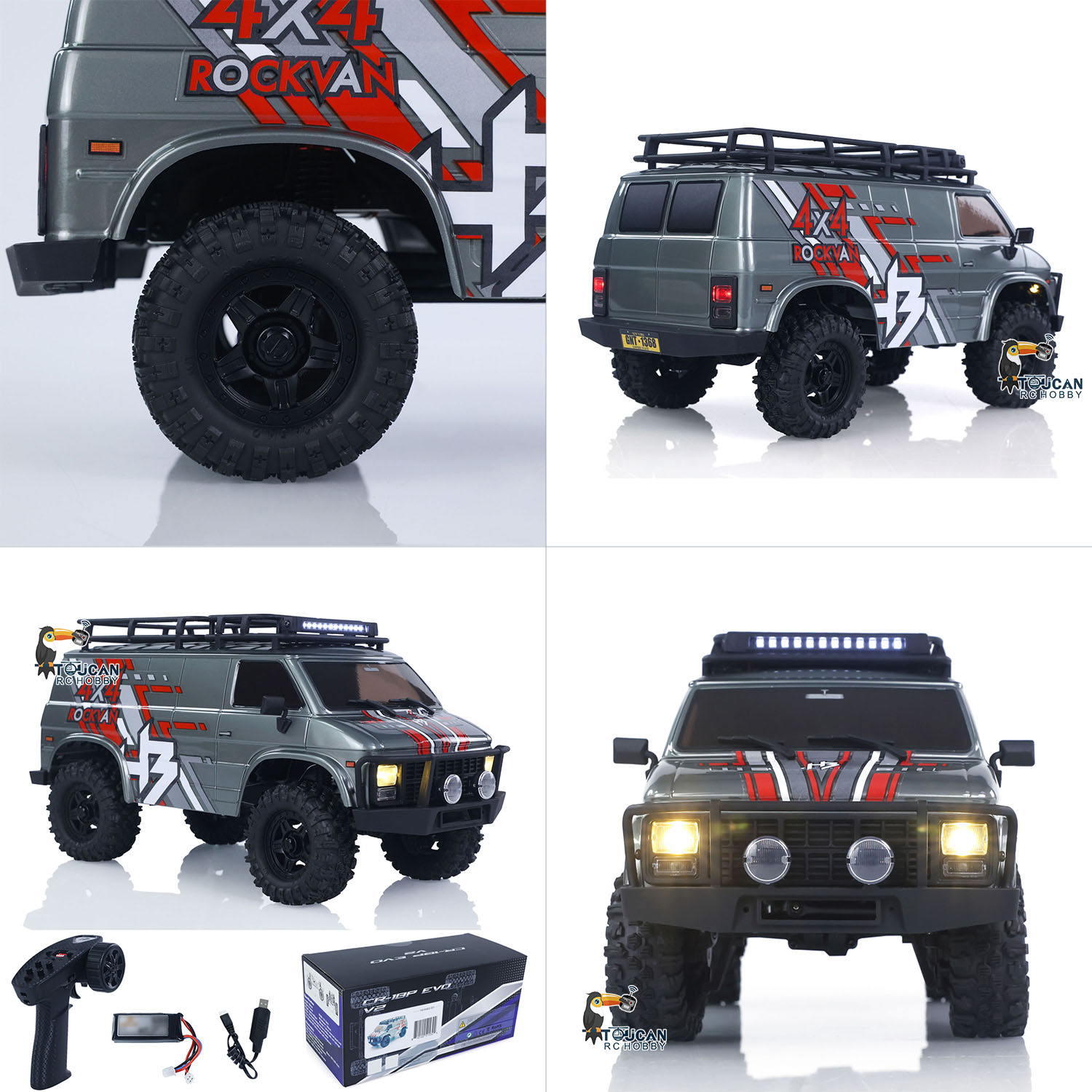 CR18P 1810503 Hobby Plus 1/18  - Rc Roc Hobby reseña y precio