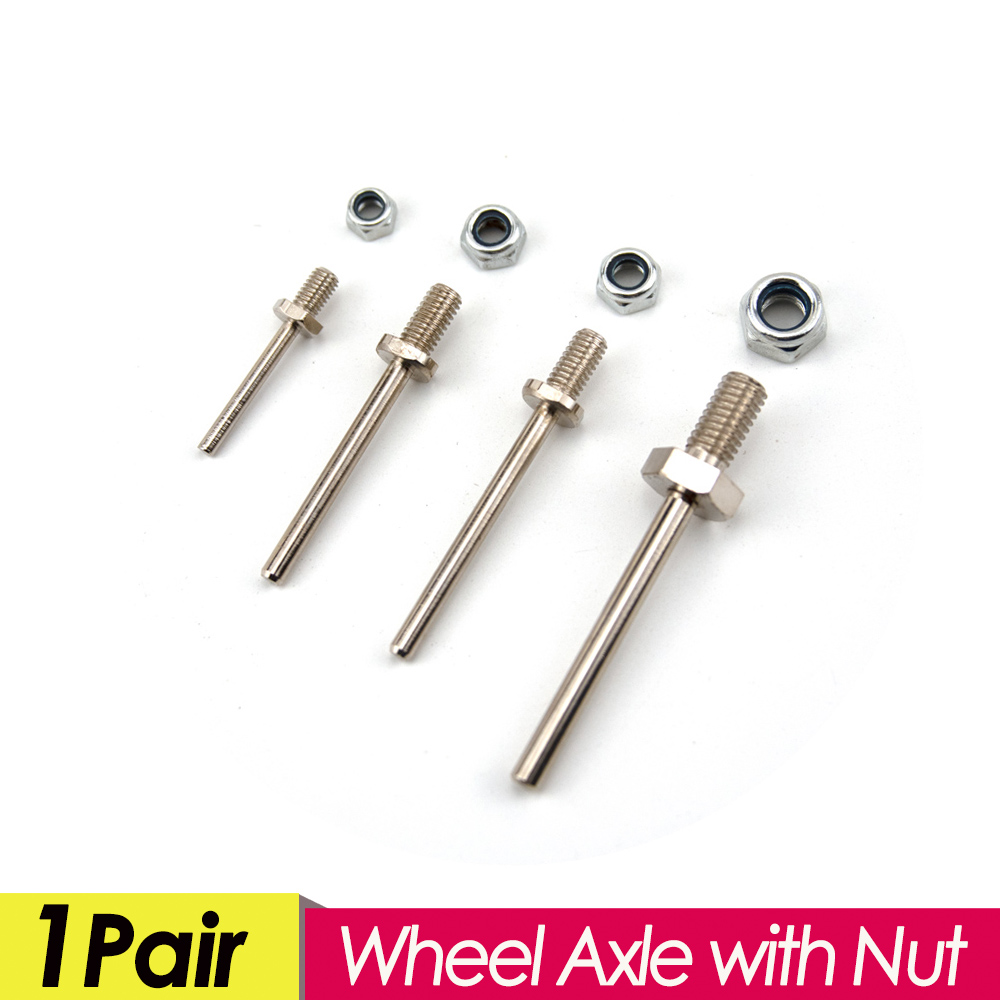 1Pair Wheel Axles Steel Shaft  - Rc Hobby Nut reseña y precio