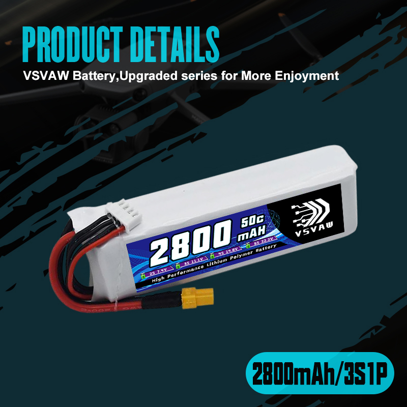 VSVAW 3S 2800mAh Lipo Battery  - Hobby Rc Quadcopters reseña y precio