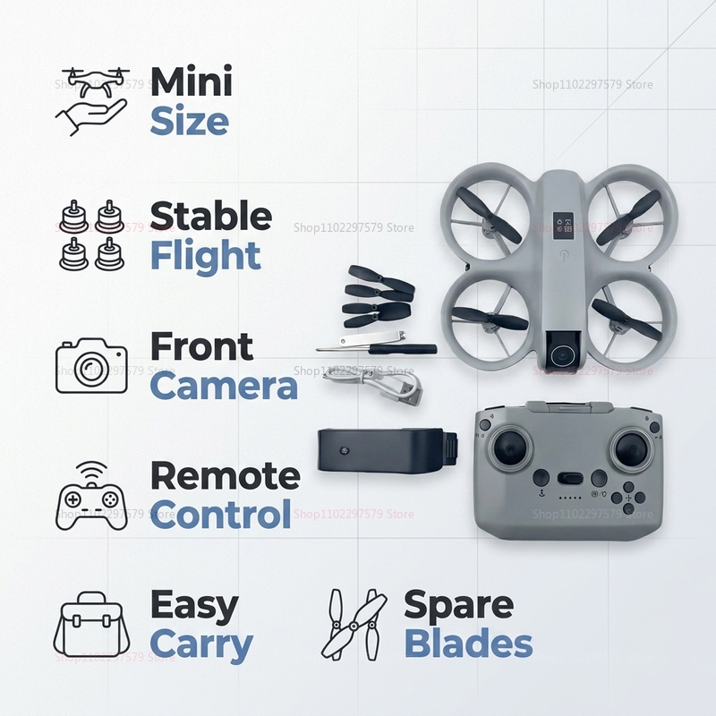 Mini Drone with 8K HD Camera F - Hobby Rc Quadcopters reseña y precio