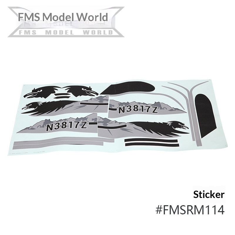 FMS RC Plane Decals For 1700mm - Rc Hobby & Maskinservice I Eskilstuna reseña y precio