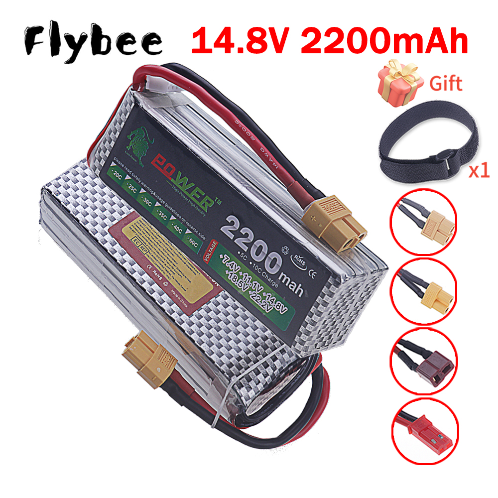 14.8V 2200mah Li-polyme Batter - Hobby Rc Quadcopters reseña y precio