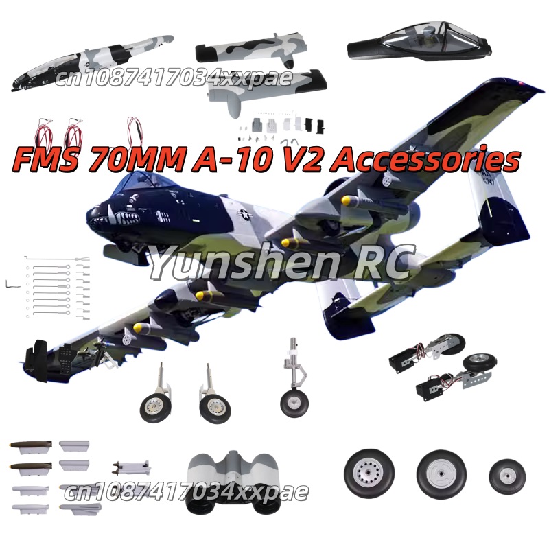 FMS 70MM EDF A-10 V2 RC Aircra - Rc Hobby Toys reseña y precio