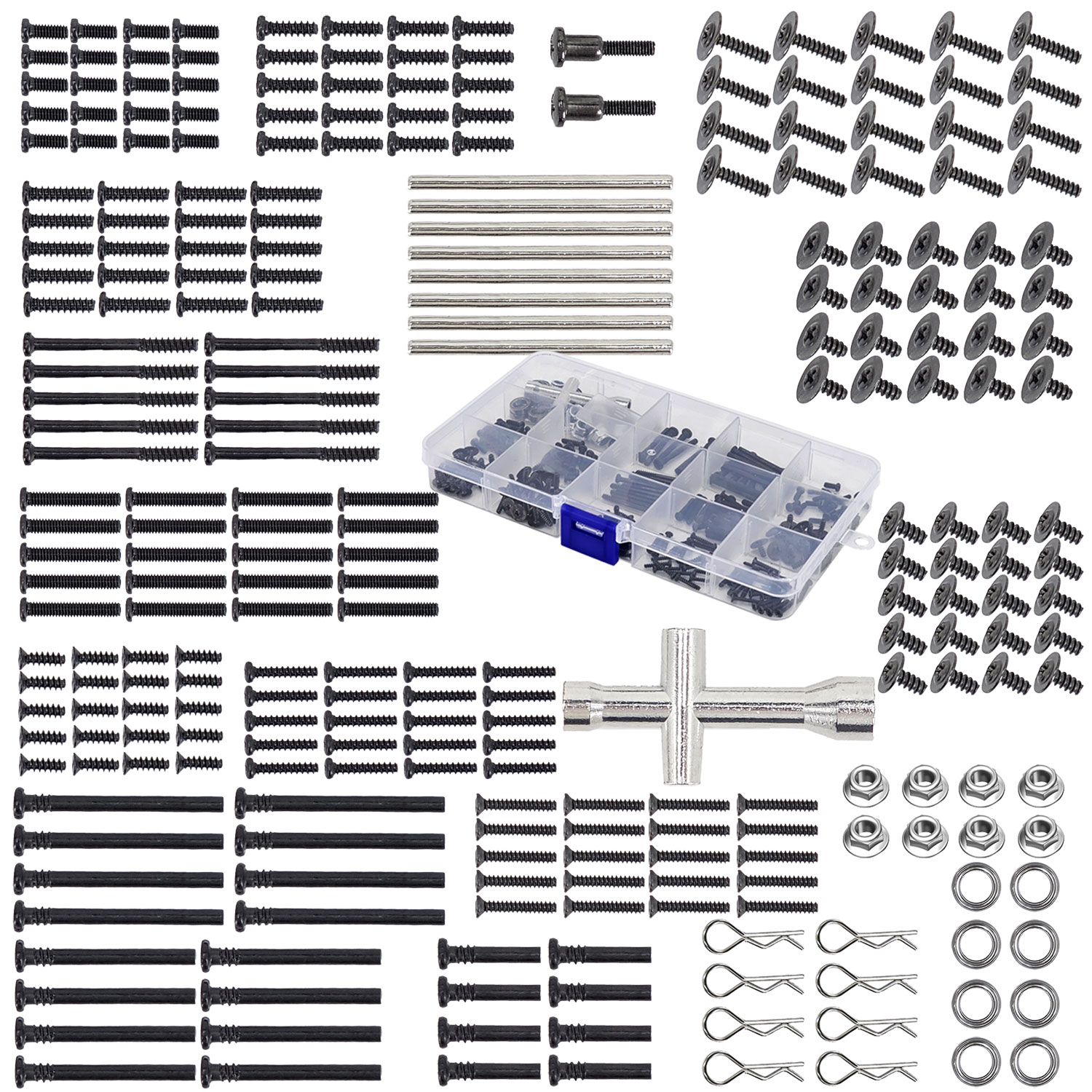 SCY 269-Piece RC Car Tool Kit  - Rc Hobby Nut reseña y precio
