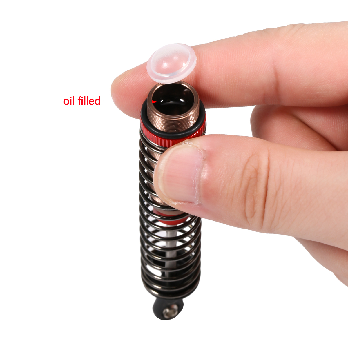 4Pcs Adjustable Oil Filled Sho - Rc Truck Monster reseña y precio