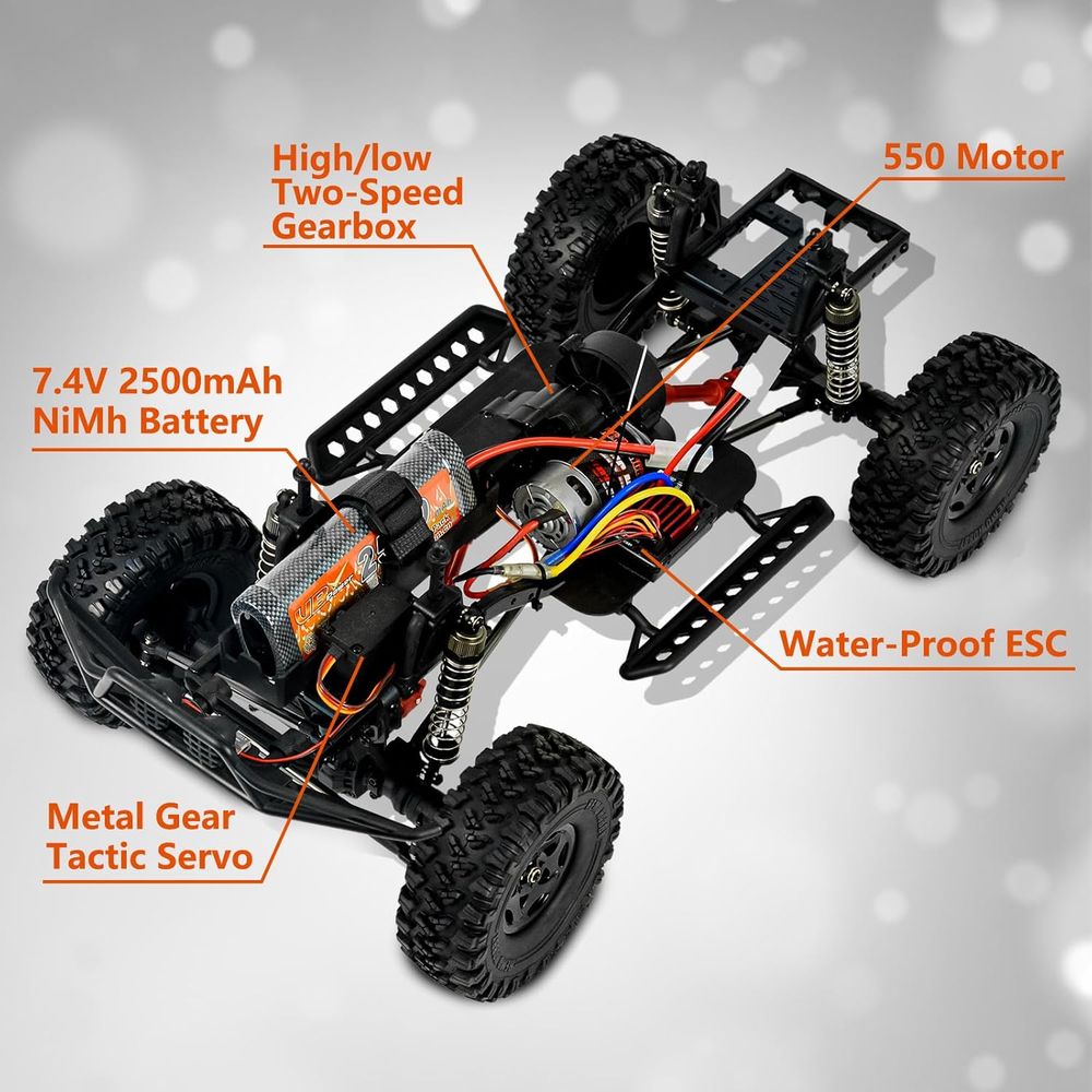 1:10 Scale 4WD Rock Crawler RC - Rc Truck Monster reseña y precio
