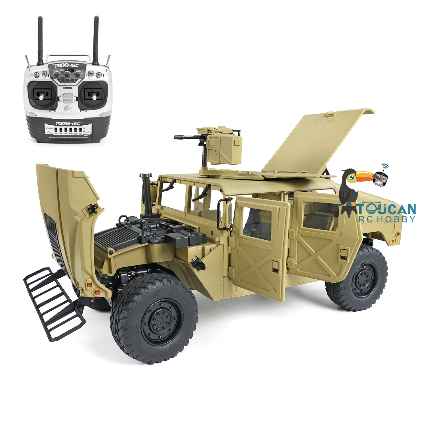 1/10 HG RC U.S. Military Vehic - Rc Roc Hobby reseña y precio