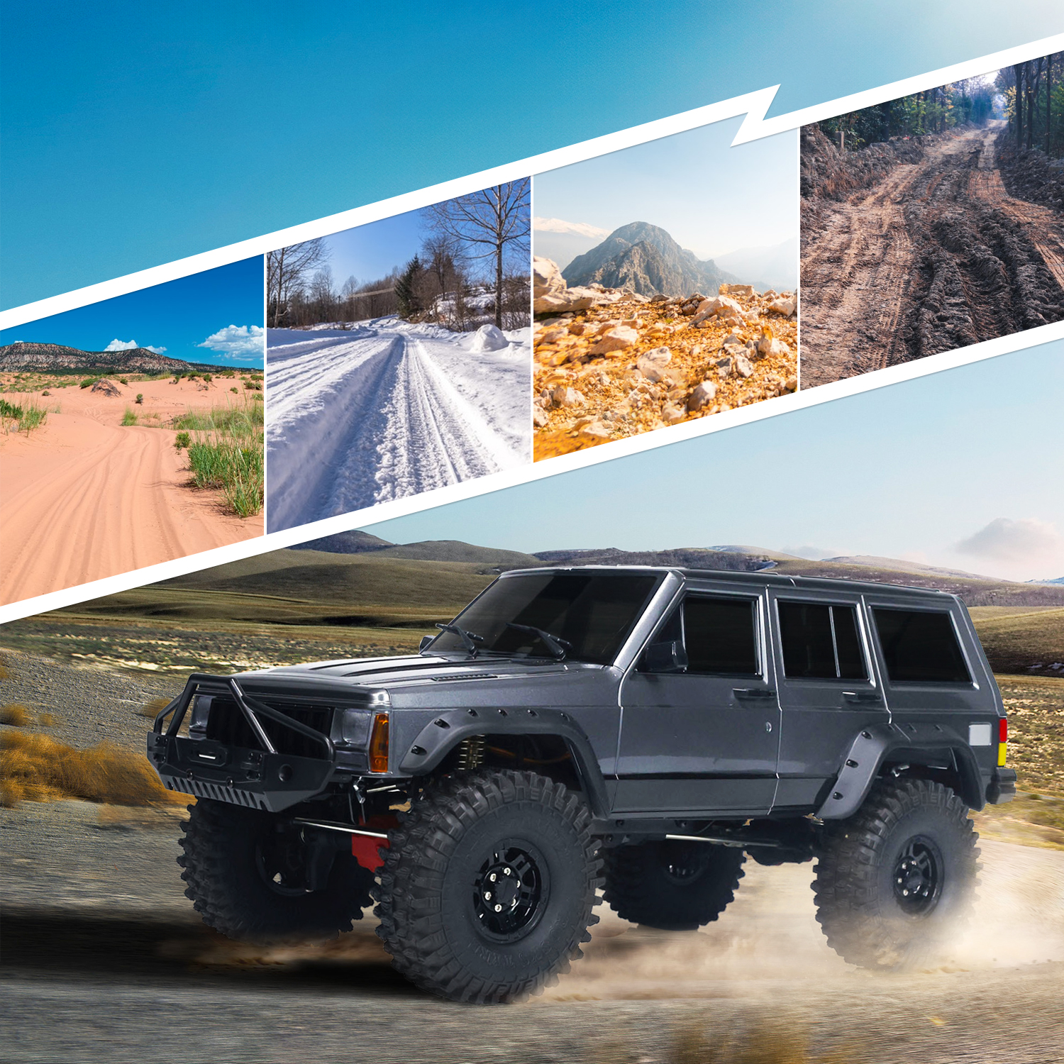 1/10 RC Off Road 4X4 Vehicles  - Rc Roc Hobby reseña y precio