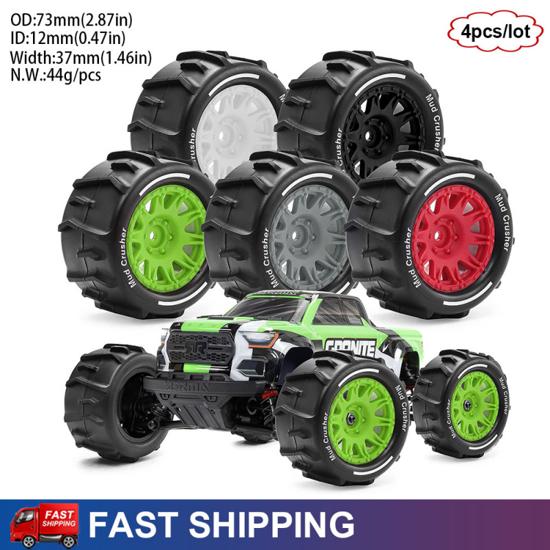 4PCS 1/18 73mm Short Course Tr - Rc Truck Monster reseña y precio