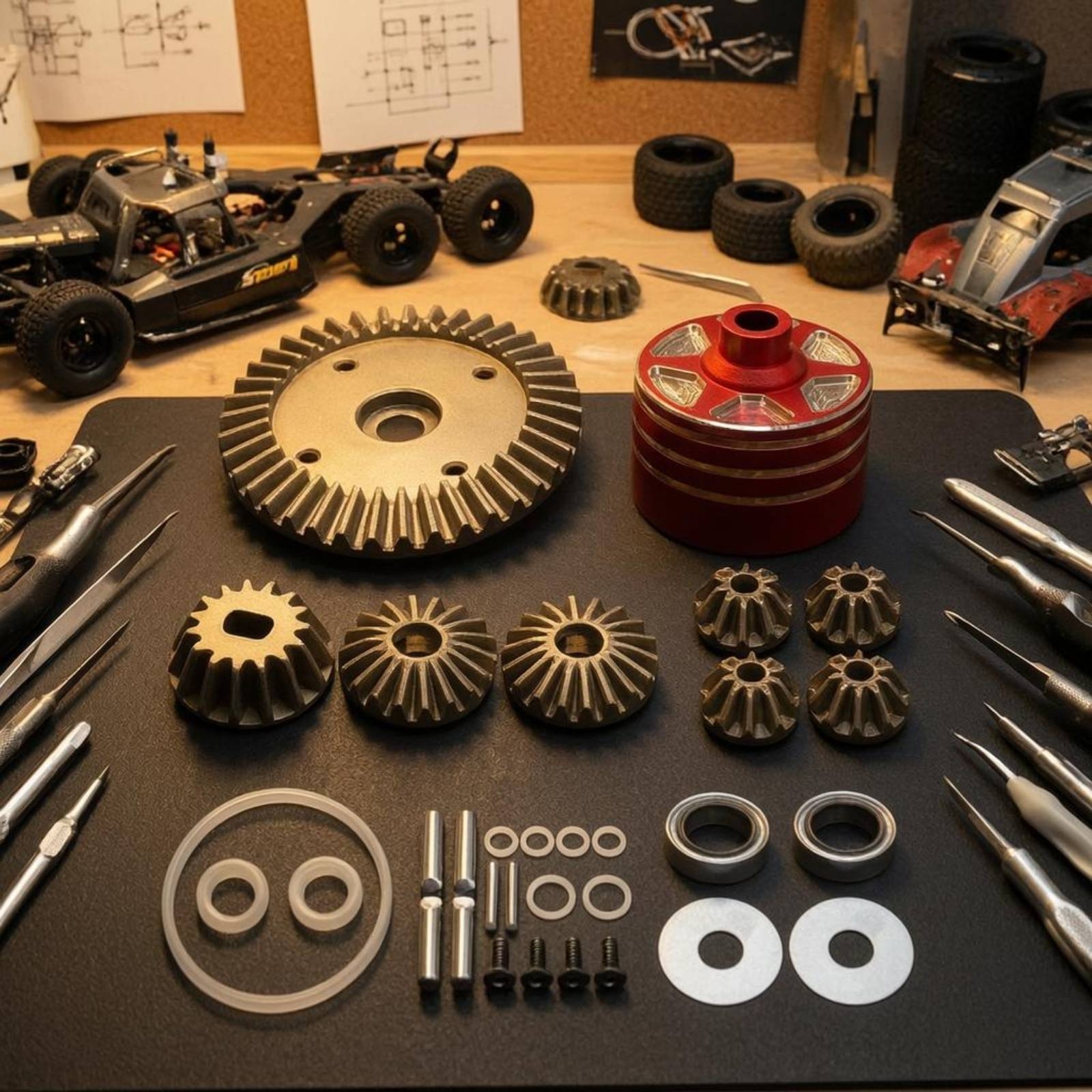 39-Tooth Differential Gear Ass - Rc Hobby & Maskinservice I Eskilstuna reseña y precio