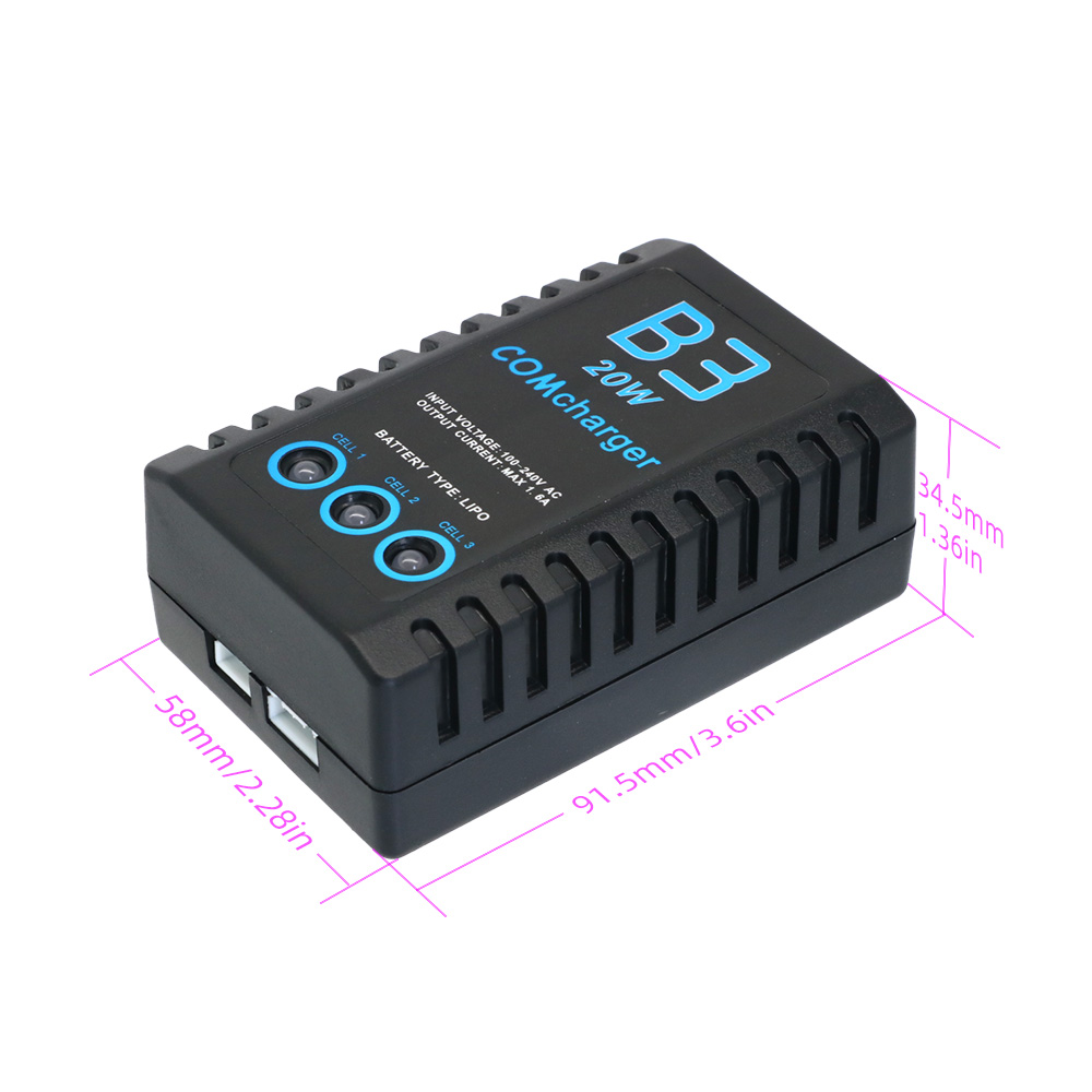 ComCharger Imax B3 20WPortable - Rc Hobbyking reseña y precio