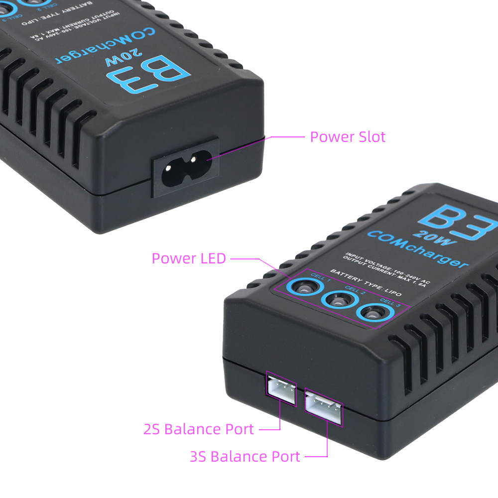 ComCharger Imax B3 20WPortable - Rc Hobbyking reseña y precio