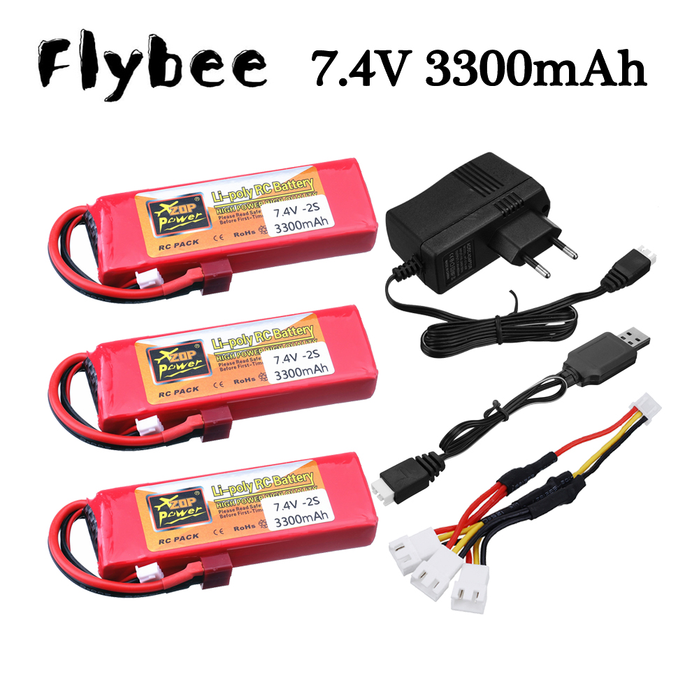 2S 7.4V 3300mAh Lipo Battery C - Rc Hobby Hub reseña y precio