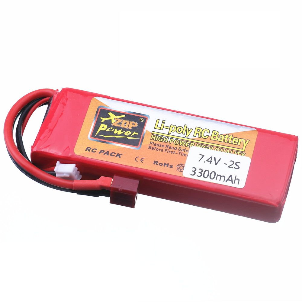 2S 7.4V 3300mAh Lipo Battery C - Rc Hobby Hub reseña y precio