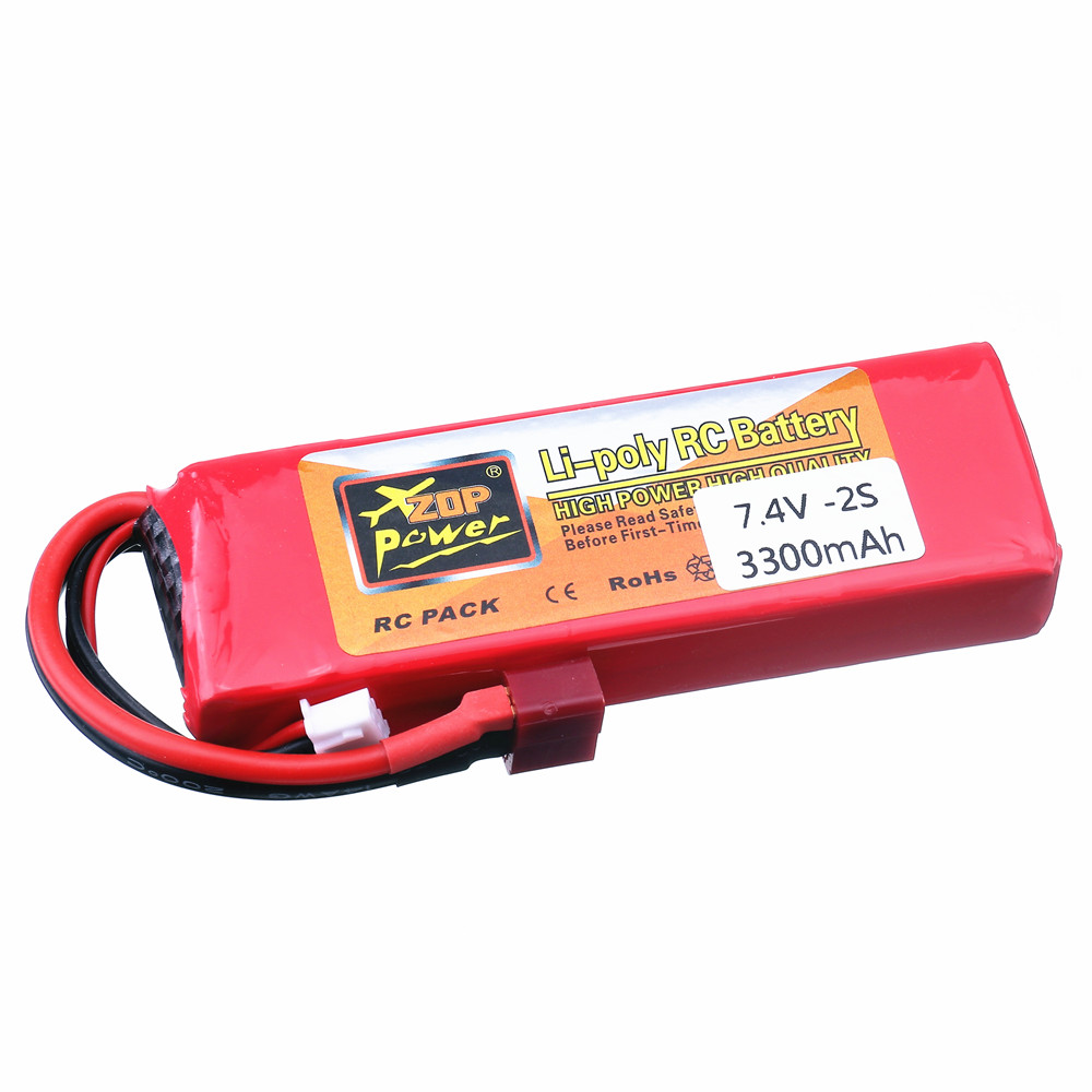 2S 7.4V 3300mAh Lipo Battery C - Rc Hobby Hub reseña y precio