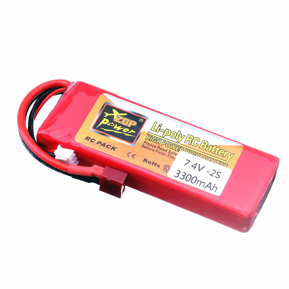2S 7.4V 3300mAh Lipo Battery C - Rc Hobby Hub reseña y precio