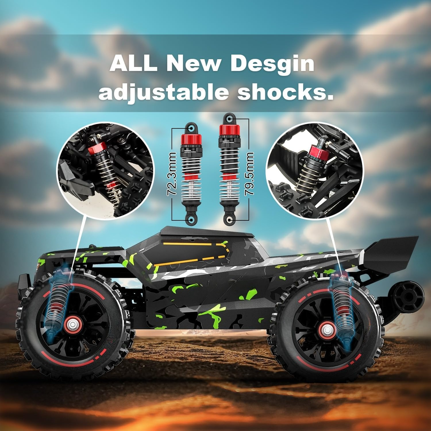 1/14 Brushless RC Cars for Adu - Rc Truck Monster reseña y precio